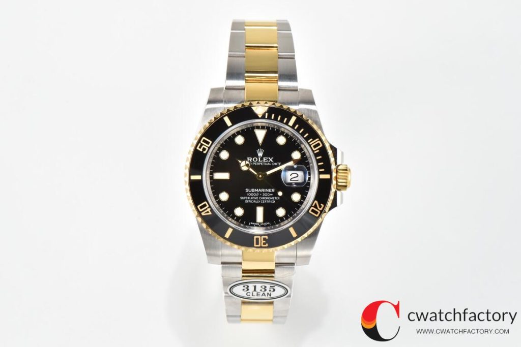 C厂Clean劳力士潜航者型系列116613LN-0001 间金黑水鬼「3135机芯」