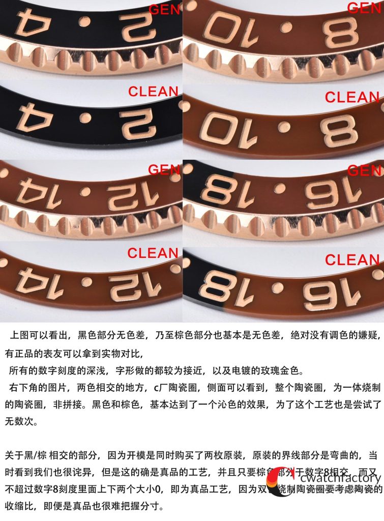 C厂Clean劳力士格林尼治型II系列m126711chnr-0002 间玫金