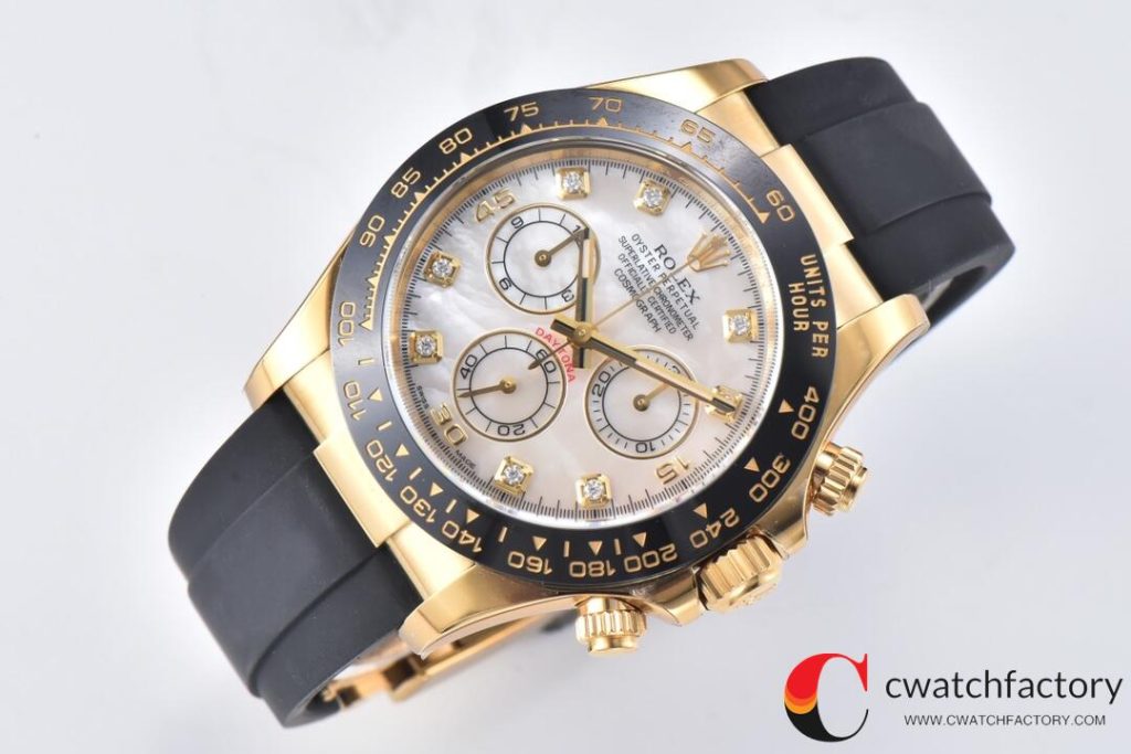 C厂Clean劳力士宇宙计型迪通拿m116518LN-0037金贝母迪「4130机芯」