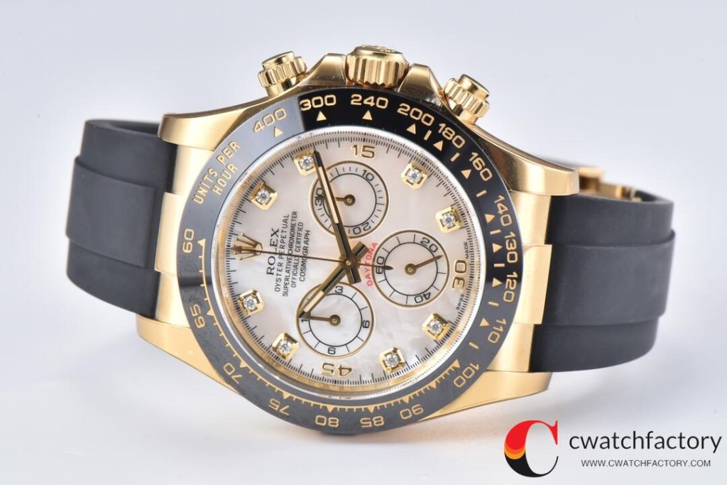 C厂Clean劳力士宇宙计型迪通拿m116518LN-0037金贝母迪「4130机芯」